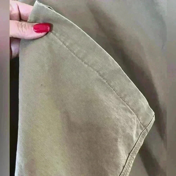 Men’s Izod Trousers Dress Pants Tan With Pockets Size 34 X30 - Picture 6 of 10